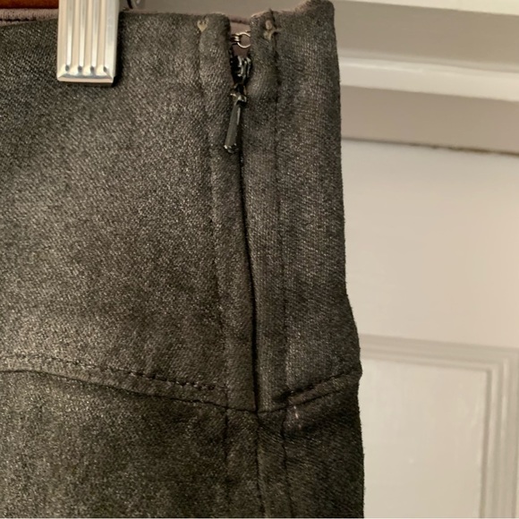 Spanx Pants Womens Medium Silver Metallic Dark Side Zipper Eye Hook Closure - Picture 5 of 13